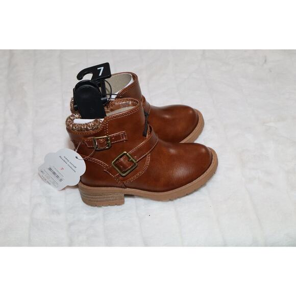 Wonder Nation Toddler Girls Sweater Cuff Ankle Boots - Picture 1 of 4